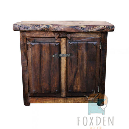 rustic mesquite bathroom vanity